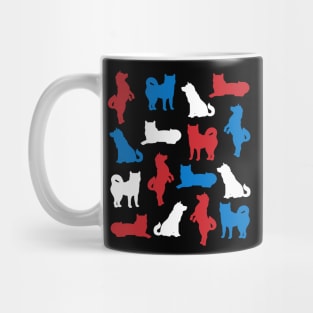 Patriotic Shiba Inu Dog America Flag 4Th Of July Mug